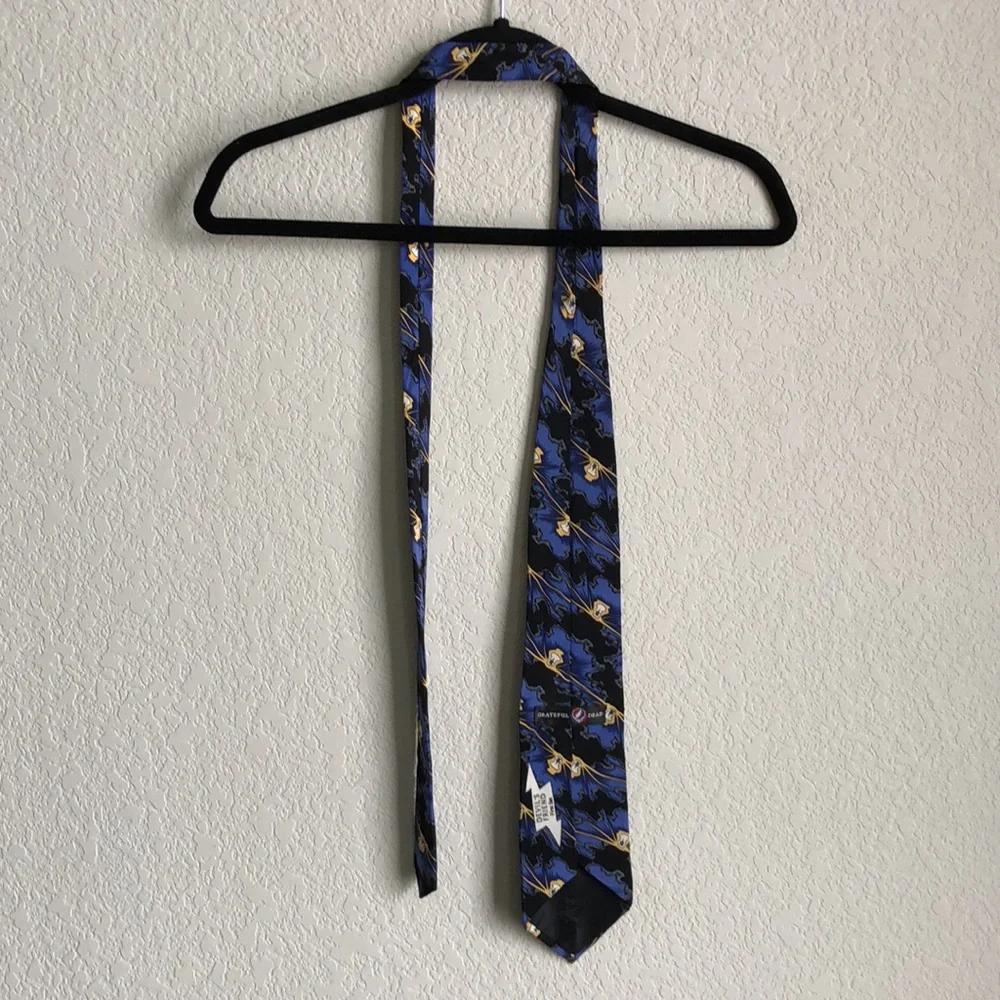 Vintage Grateful Dead Devil’s Friend First Set Printed Silk Tie